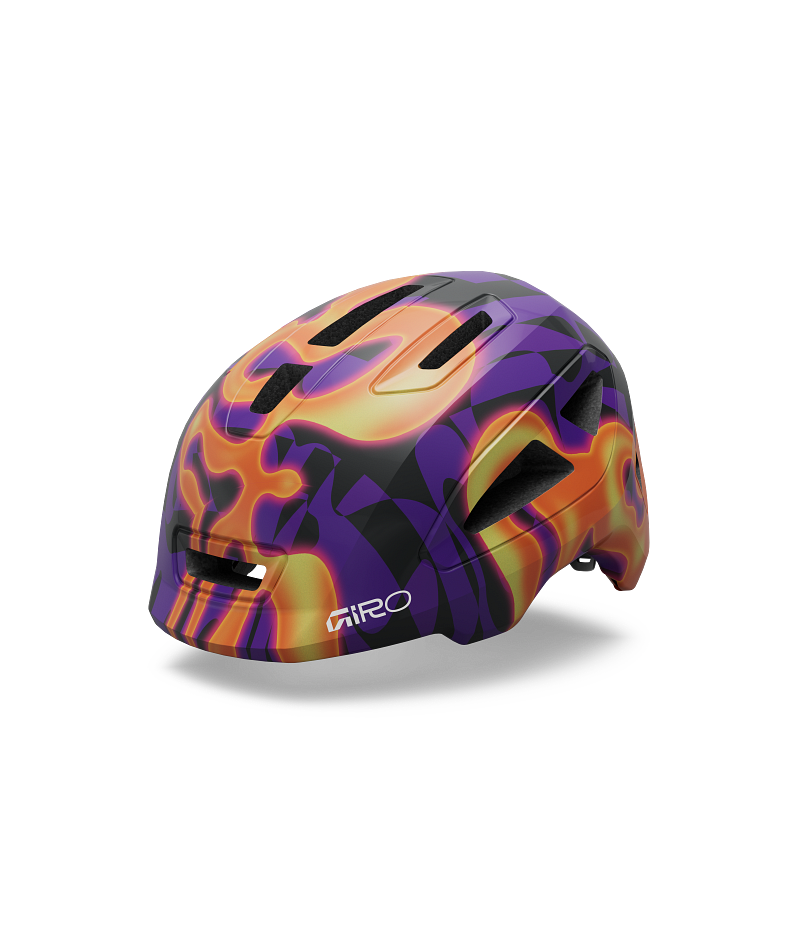 Giro Scamp II Kids MTB Helmet Purple Lava