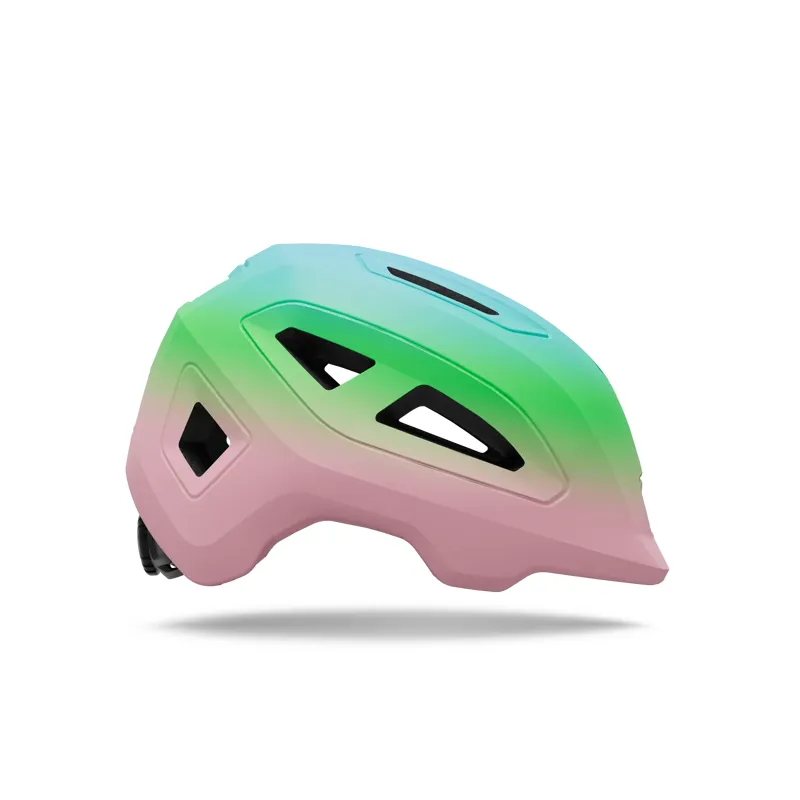 Giro Scamp II Kids MTB Helmet Pink Green-3