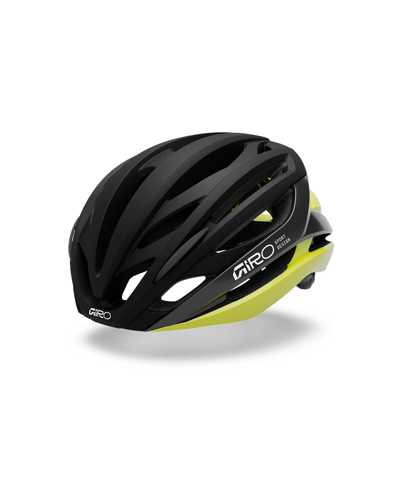 Giro Syntax Mips Road Helmet Black Hi-Vis Oxford