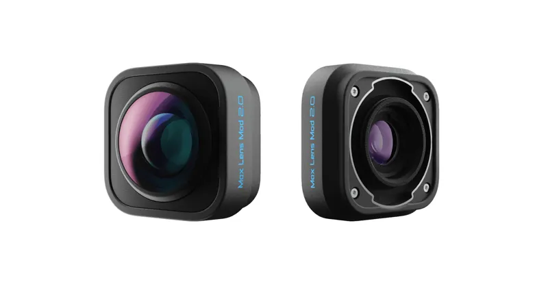 GoPro Max Lens Mod 2.0 Includes Max Mod Lens 2.0 for HERO12/Protective Caps and Cleaning Cloth Black-1