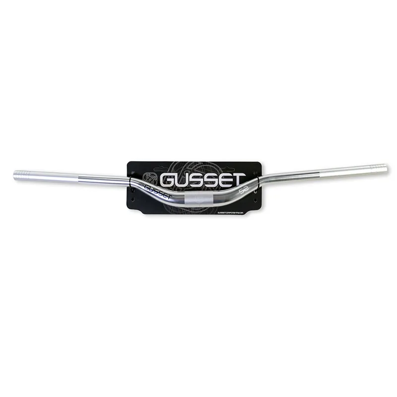 Gusset S2 Riser Handlebar Silver-1