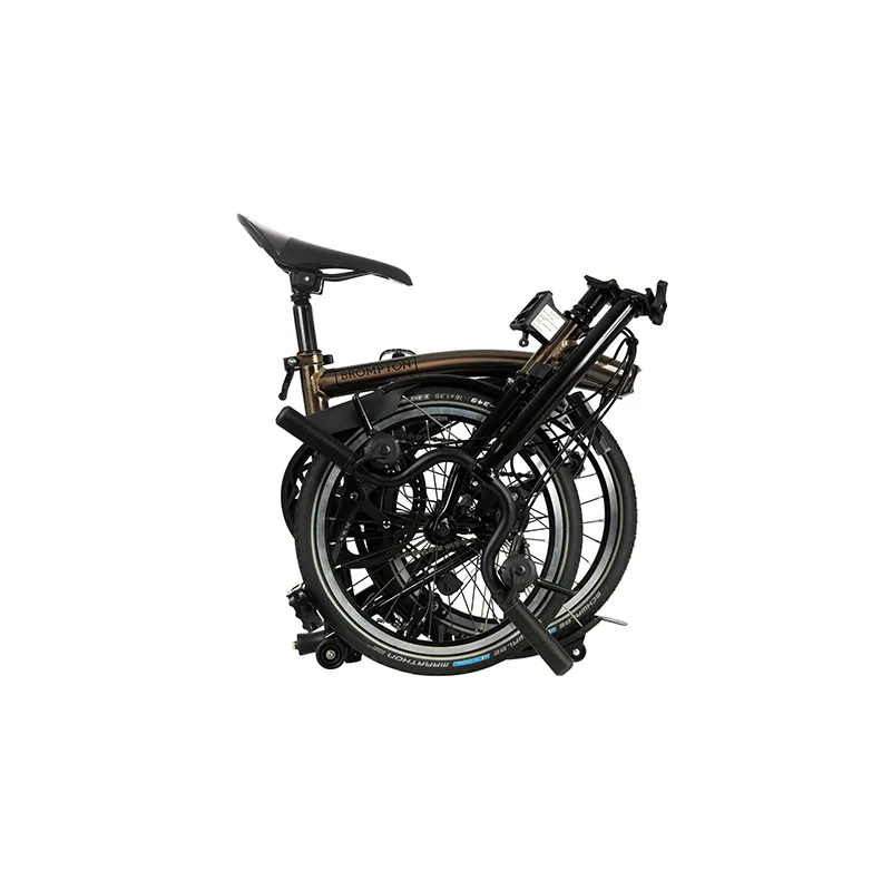 Brompton C-Line Explore High Black Edition Folding Bike Black Laquer-2