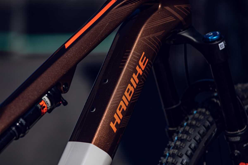 Haibike Lyke 10 Electric Bike 2023 Leather/Orange Gloss-4