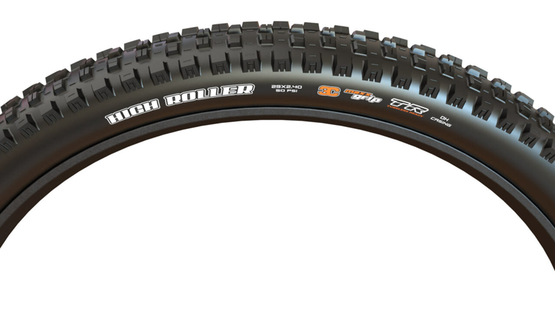 Maxxis High Roller 27.5x2.40WT Folding Tyre MG 3CG DD/TR  61-584 2x120Tpi Black-1