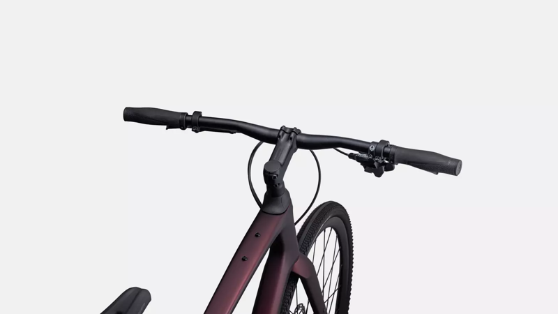 Specialized Sirrus X 5.0 Hybrid Bike 2024 Satin Red Tint/Carbon/Black Reflective-3