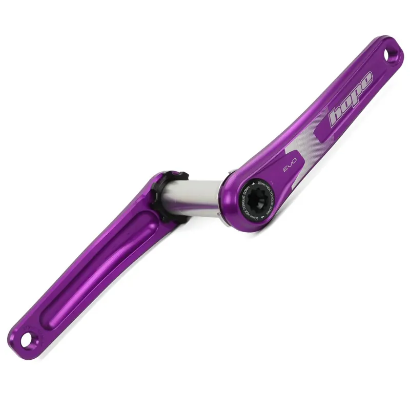 Hope Evo Crankset No Spider 68/73mm 170mm Purple