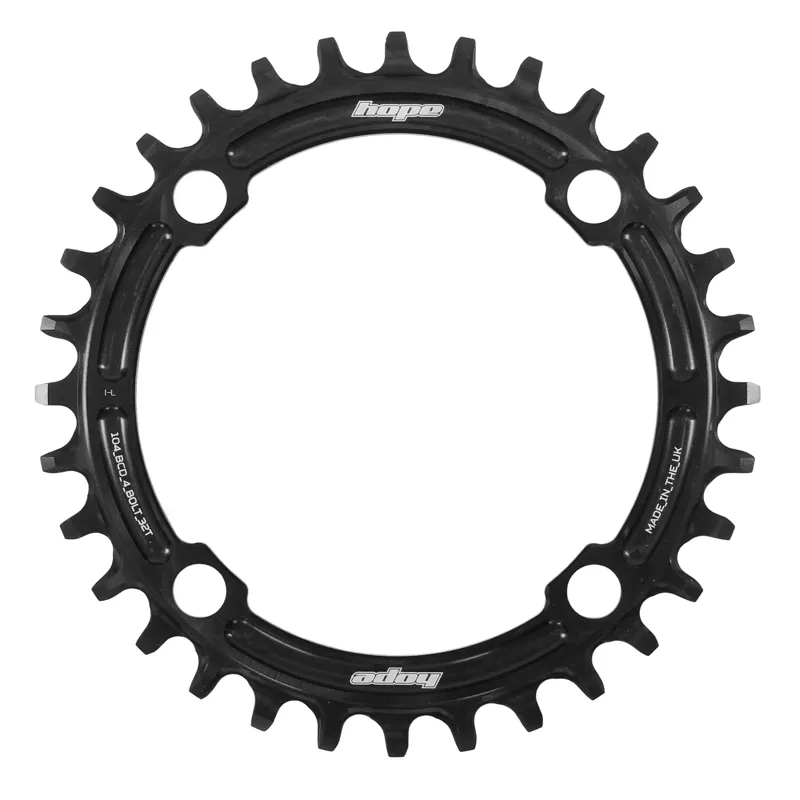 Hope R22 Chainring 104BCD 38T Black