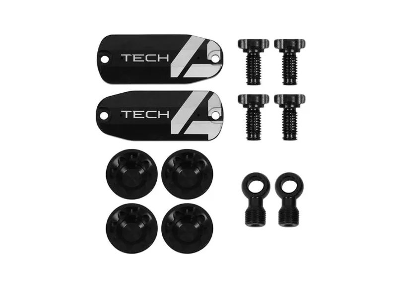 Hope Tech 4 E4 Custom Kit - Pair -  Black