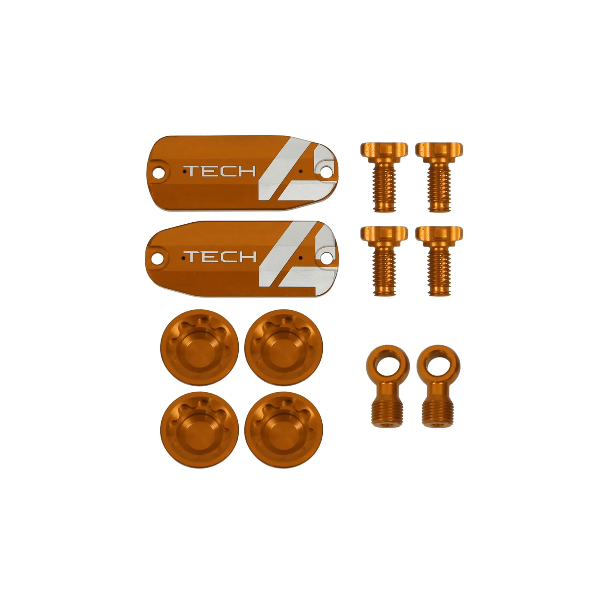 Hope One Custom Hope Tech 4 E4 Custom Kit - Pair - Orange | Velostrive