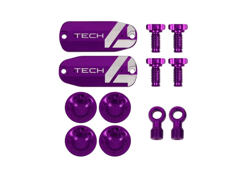 Hope Tech 4 E4 Custom Kit - Pair - Purple