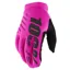 100 Percent Brisker Cold Weather MTB Gloves Neon Pink