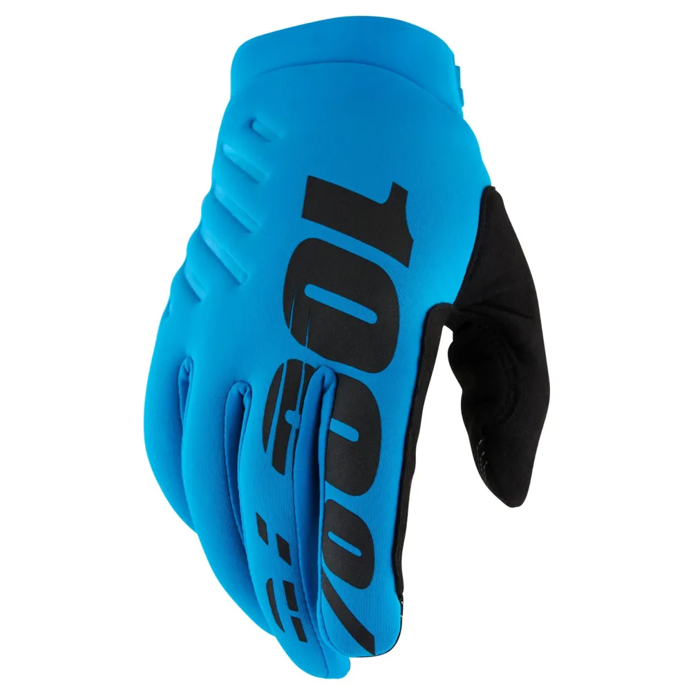 Image of 100 Percent Brisker Cold Weather MTB Gloves Turquoise