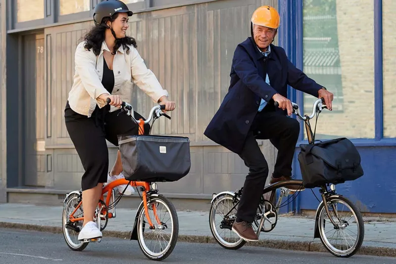 Brompton Borough Folding Basket Bag Large Grey-3