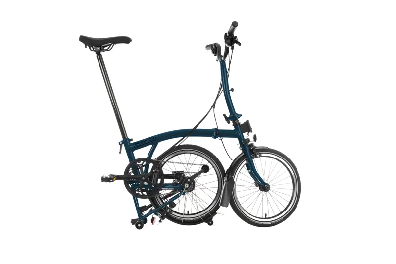 Brompton C Line Mid 6 Speed Folding Bike 2025 Ocean Blue-2