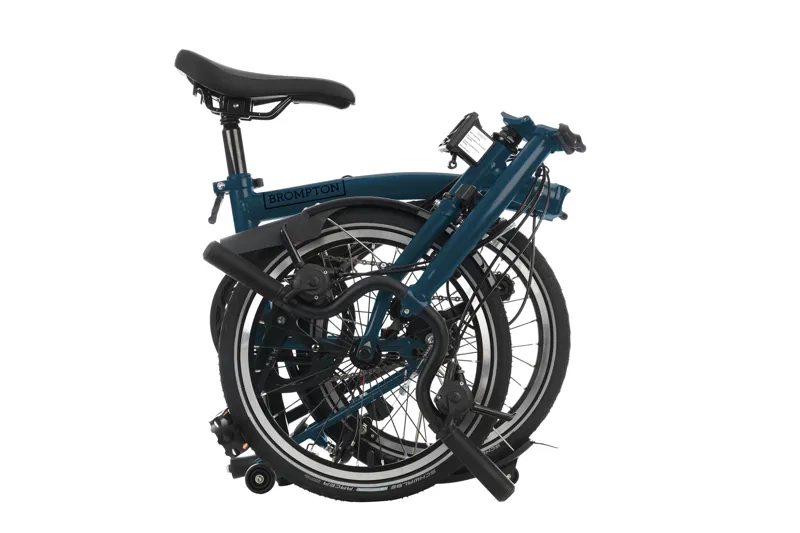 Brompton C Line Mid 6 Speed Folding Bike 2025 Ocean Blue-3