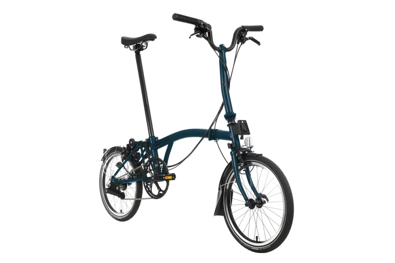 Brompton C Line Mid 6 Speed Folding Bike 2025 Ocean Blue-1
