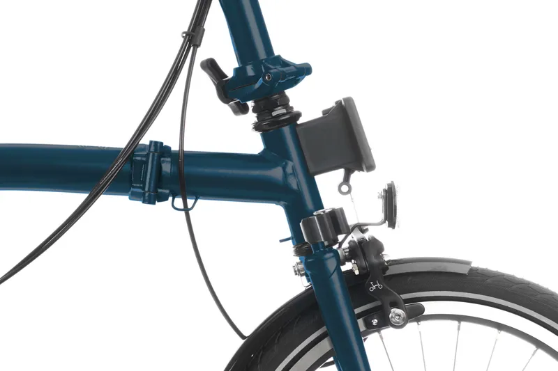 Brompton C Line Mid 6 Speed Folding Bike 2025 Ocean Blue-5