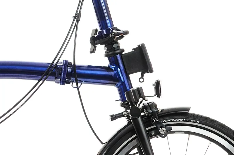 Brompton P Line Mid 12 Speed Folding Bike 2025 Bolt Blue Lacquer-7