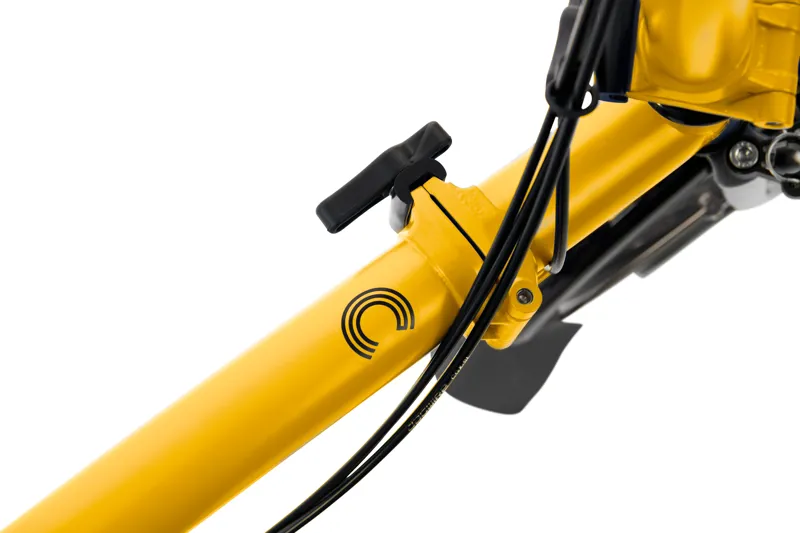 Brompton C Line Mid 6 Speed Folding Bike 2025 With Rack Bumblebee Yellow-6