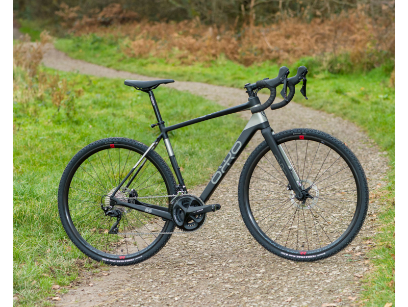 Orro Terra C 105 Hydro Gravel Bike 2023 Black/Anthracite-1