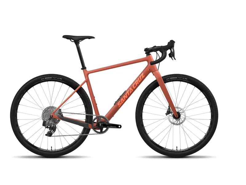 Santa Cruz Stigmata CC Rival AXS 1X Gravel Bike 2024 Matte Brick Red
