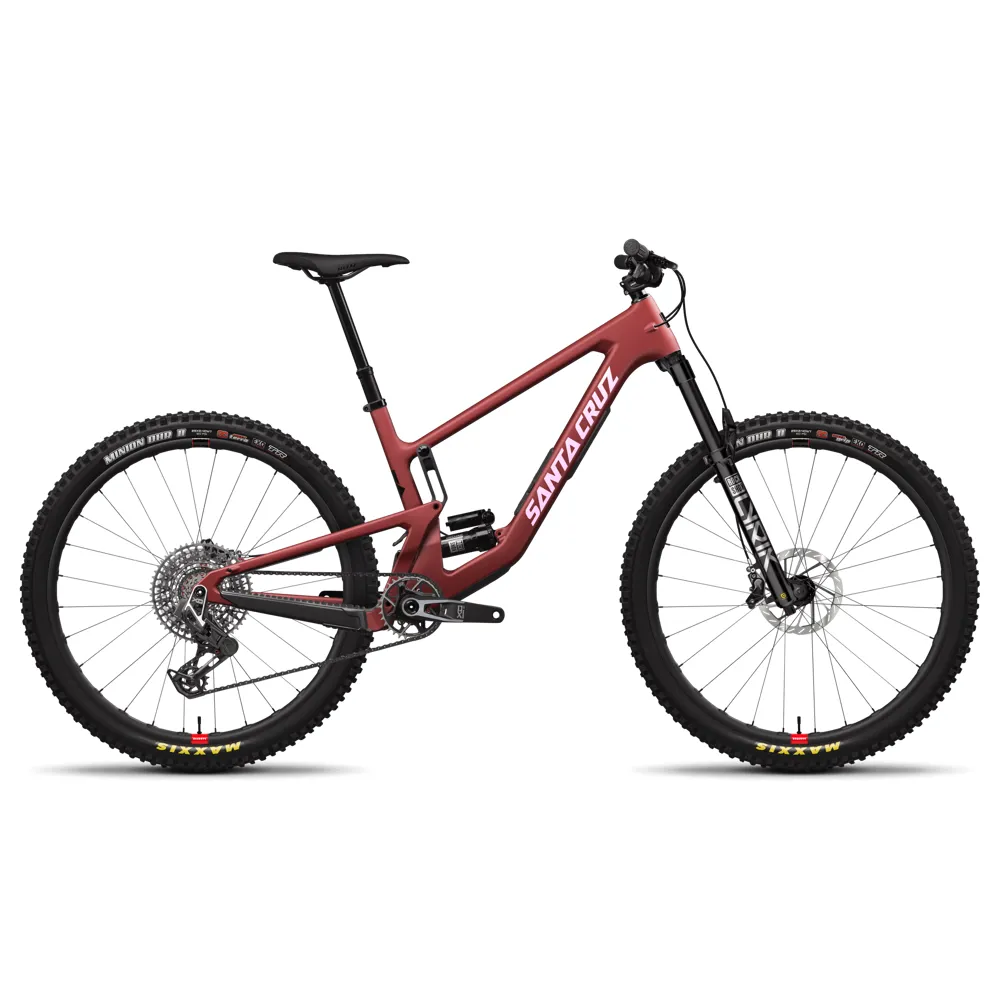Image of Santa Cruz Hightower CC X0 AXS RSV Mountain Bike 2024 Matte Cardinal Red
