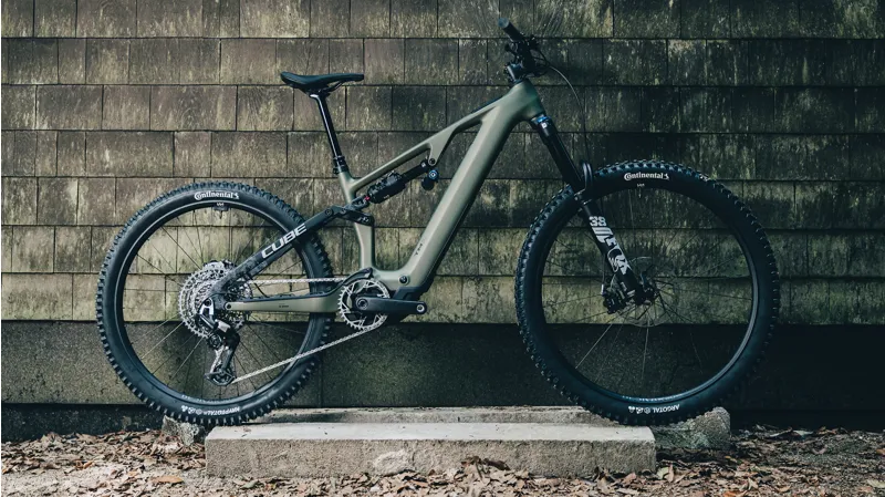 Cube Ams Hybrid One77 C62 TM 600X Electric Bike 2026 Reed Green/Matrix-1