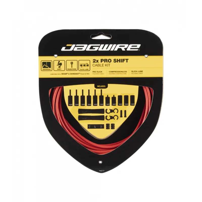 Jagwire Pro Shift Kit 2x Red