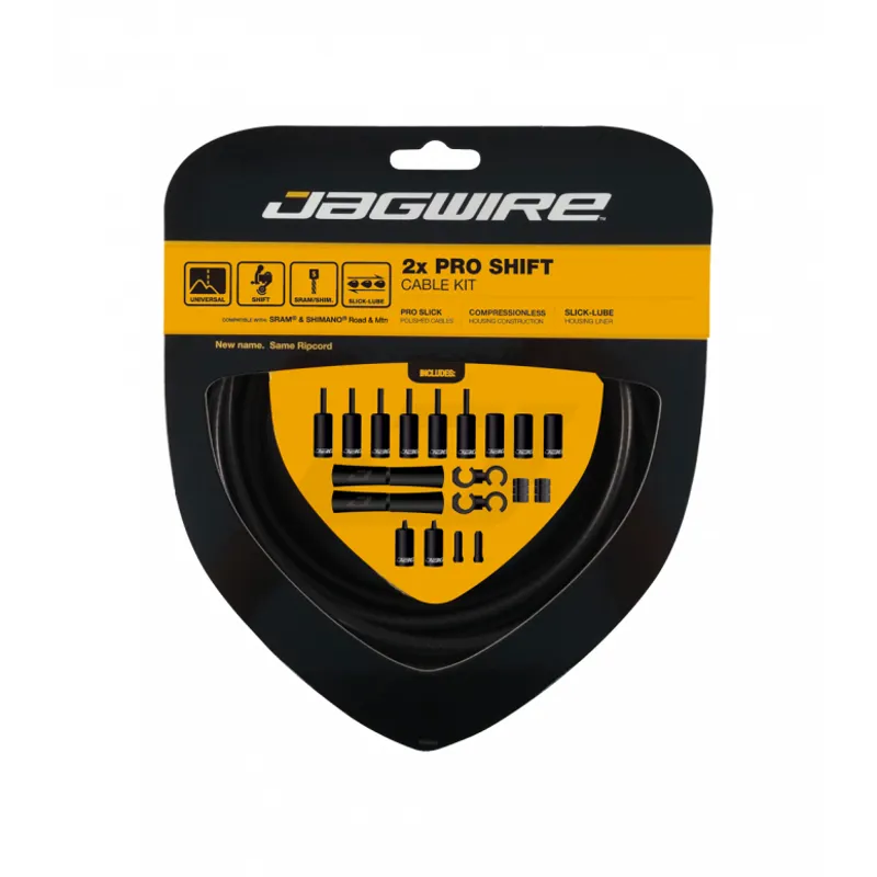 Jagwire Pro Shift Kit 2x Stealth Black