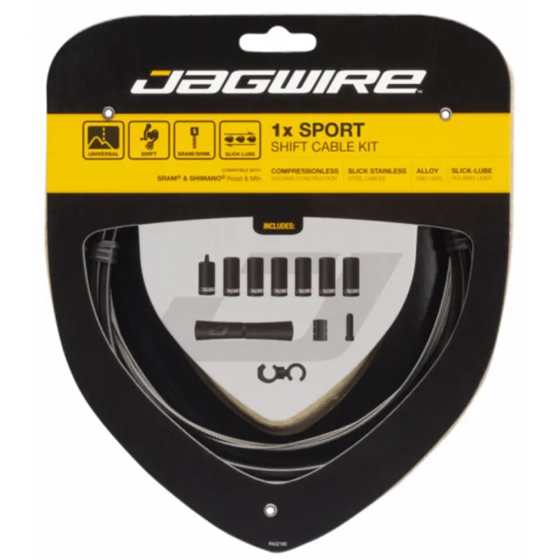 Jagwire Sport Shift Kit 1x Black-1