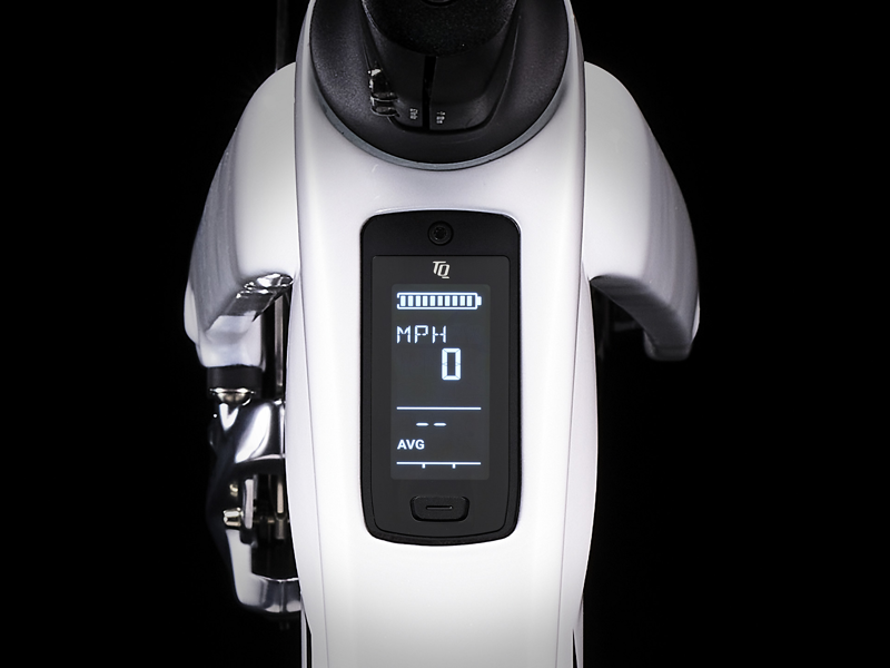 Trek Domane+ SLR 9 eTap Electric bike 2024 Crystal White-5