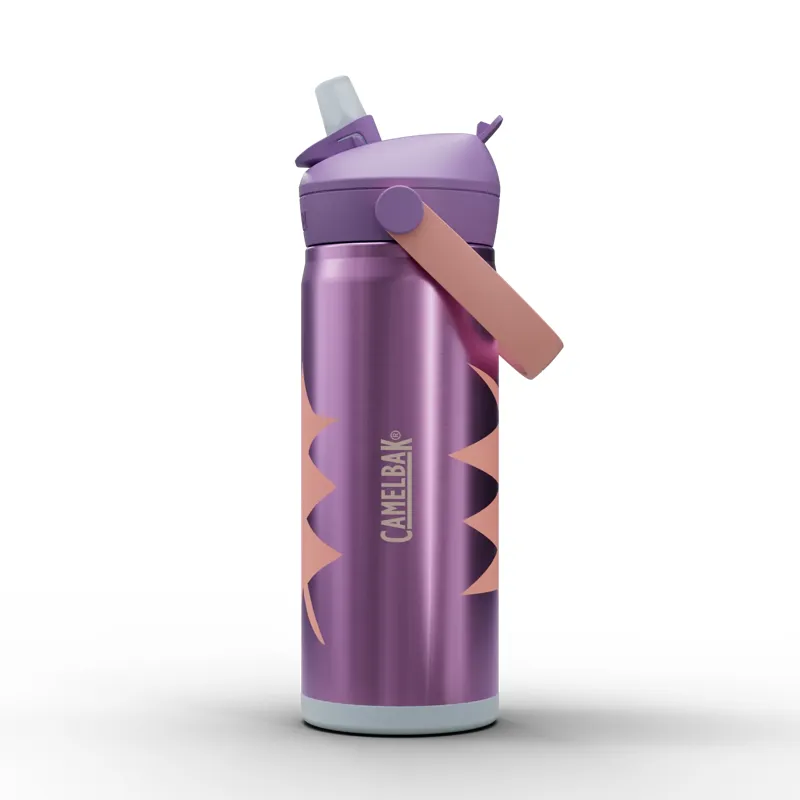 Camelbak Thrive Flip Straw Vacuum Insulated Stainless Steel Kids Bottle 16oz/ 470ml Aster Freeform
