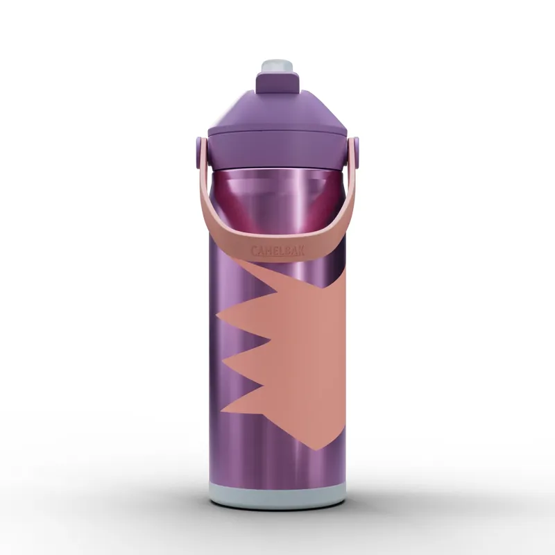 Camelbak Thrive Flip Straw Vacuum Insulated Stainless Steel Kids Bottle 16oz/ 470ml Aster Freeform-1