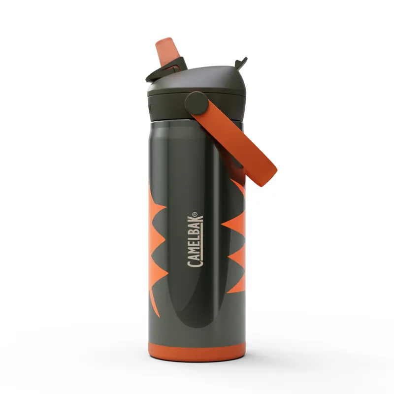 Camelbak Thrive Flip Straw Vacuum Insulated Stainless Steel Kids Bottle 16oz/ 470ml Desert Moss Freeform