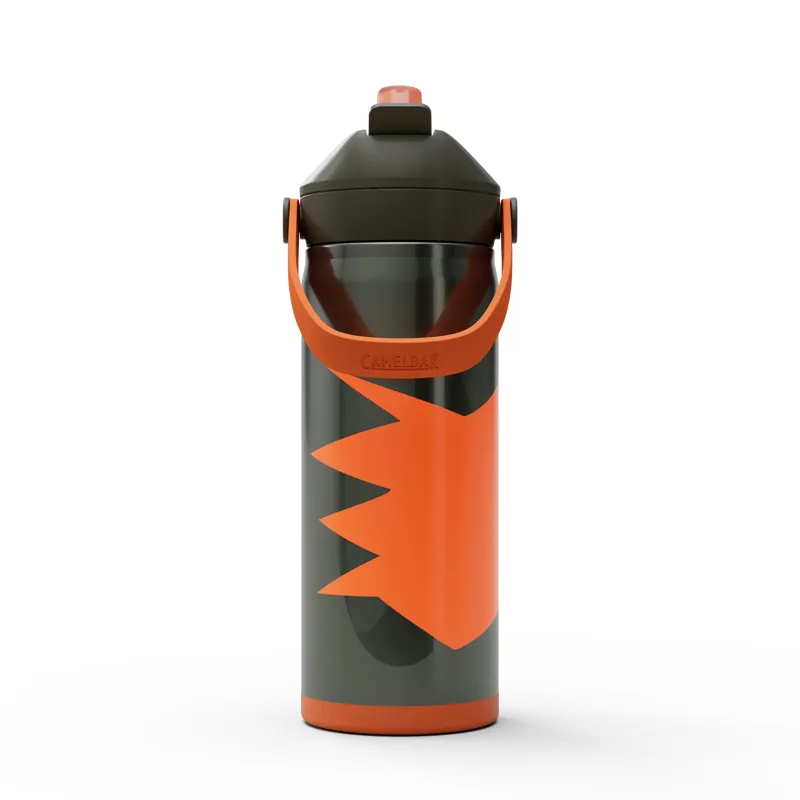 Camelbak Thrive Flip Straw Vacuum Insulated Stainless Steel Kids Bottle 16oz/ 470ml Desert Moss Freeform-1