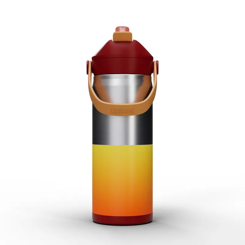 Camelbak Thrive Flip Straw Vacuum Insulated Stainless Steel Kids Bottle 16oz/ 470ml Orange Sunset-1