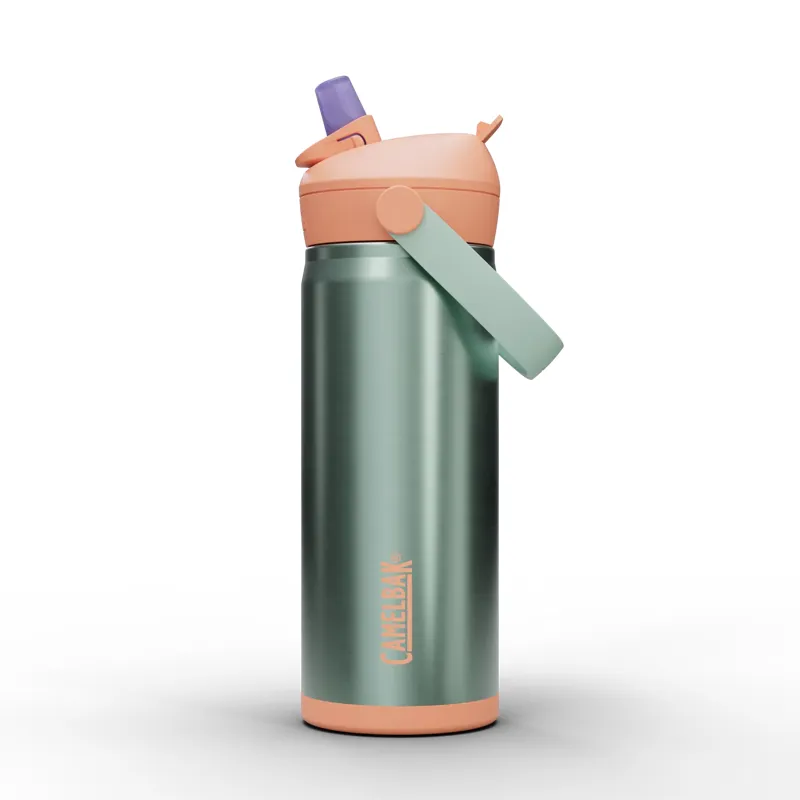 Camelbak Thrive Flip Straw Vacuum Insulated Stainless Steel Kids Bottle 16oz/ 470ml Sky/Aster