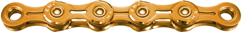 KMC X11-EL 11 Speed Waxed Chain 118 Links Gold