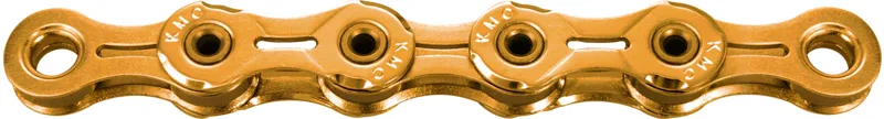 KMC X11-SL 11 Speed Waxed Chain 118 Links Ti-N Gold