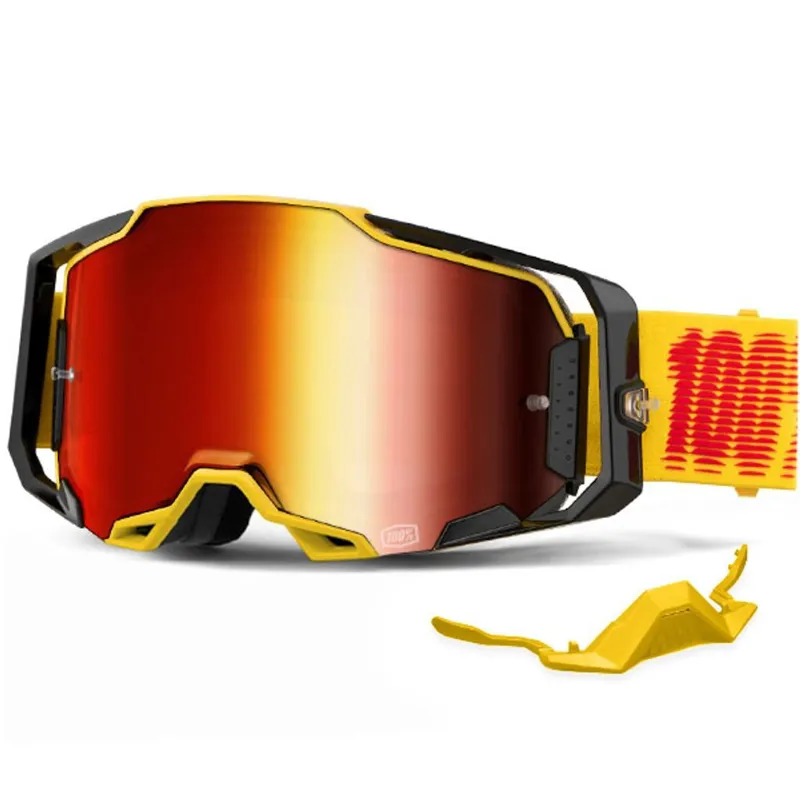 100 Percent Armega Tetsu Goggles / Mirror Red Lens 