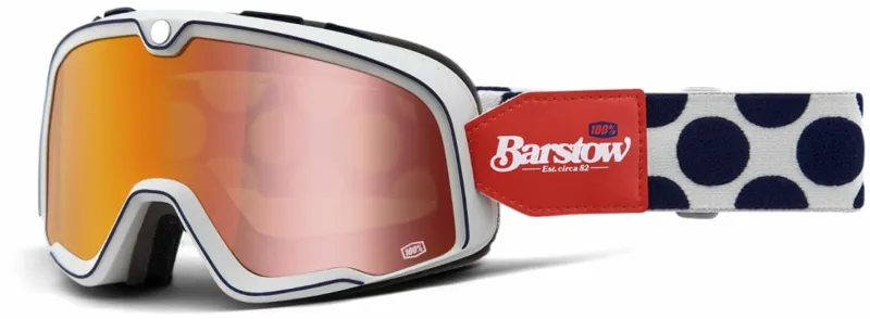 100 Percent Barstow Goggle / Flash Red Lens Hayworth