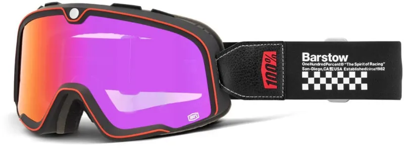 100 Percent Barstow Goggle / Mirror Dark Red Lens Erban