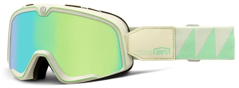 100 Percent Barstow Goggle / Mirror Green Lens Klipp