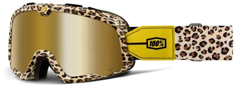100 Percent Barstow Goggle / Mirror True Gold Lens Roller