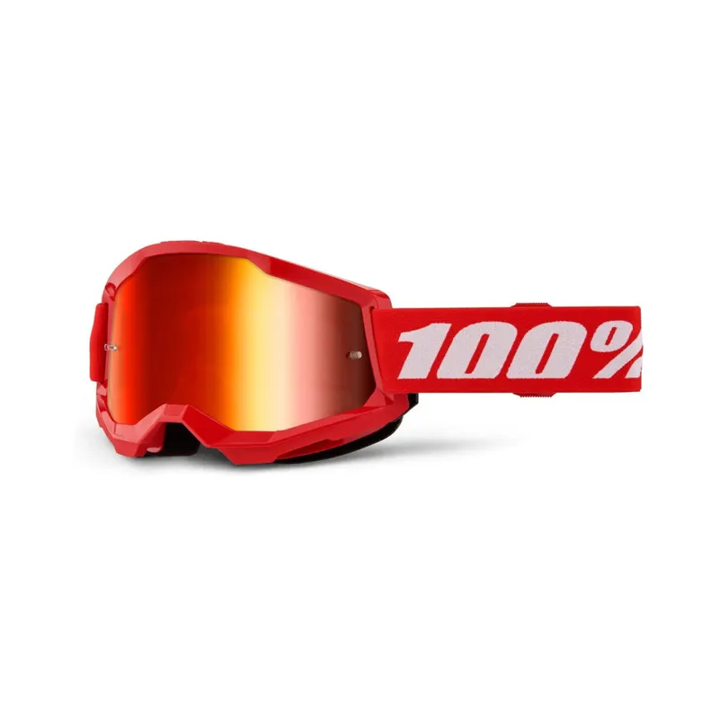 100 Percent Strata 2 Goggle Red / Mirror Lens Red