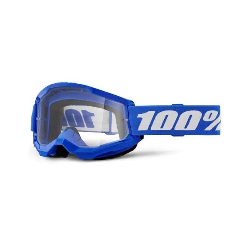 100 Percent Strata 2 Junior Goggle / Clear Lens Blue