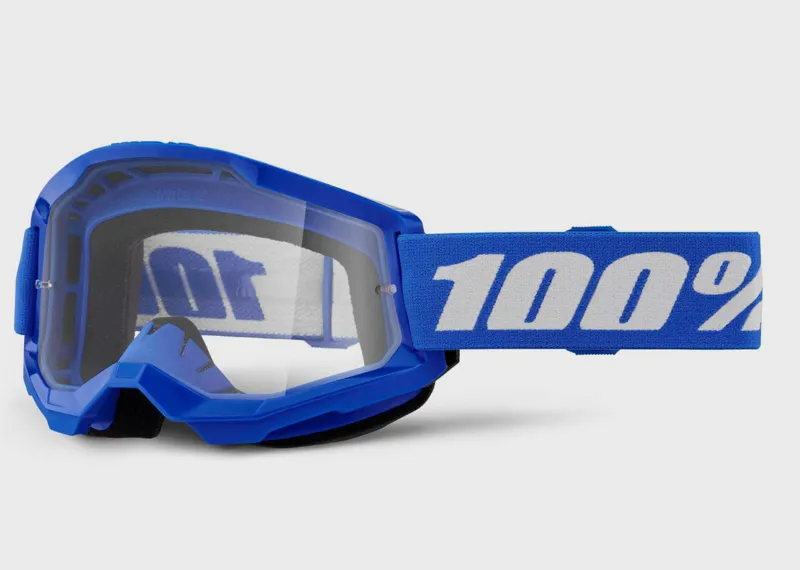 100 Percent Strata 2 MTB Goggle / Clear Lens Blue