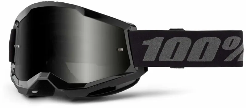 100 Percent Strata 2 Sand Goggle / Smoke Lens Black