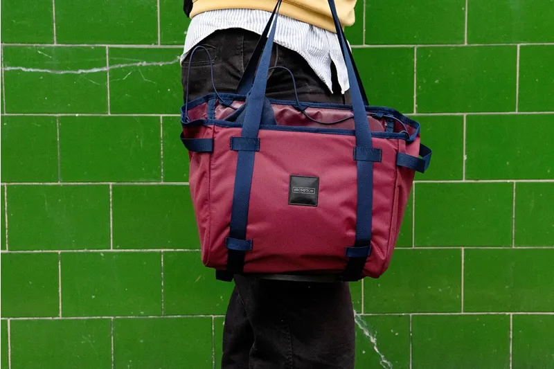 Brompton Basket Bag Small Plum-4
