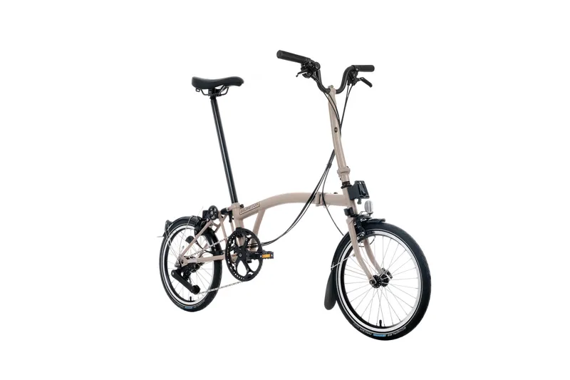 Brompton C Line 12 Speed High Bar Folding Bike 2026 Dune Sand